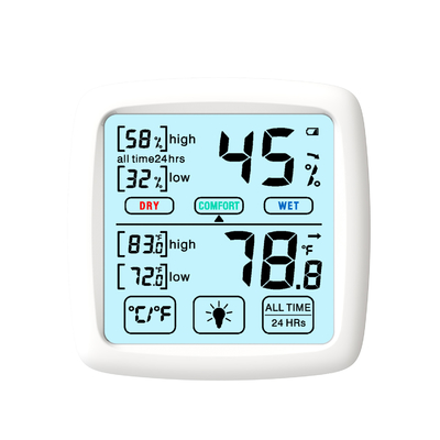 Good price Gray Lcd Indoor Thermometer Temperature e monitor da umidade com higrômetro Digital on-line
