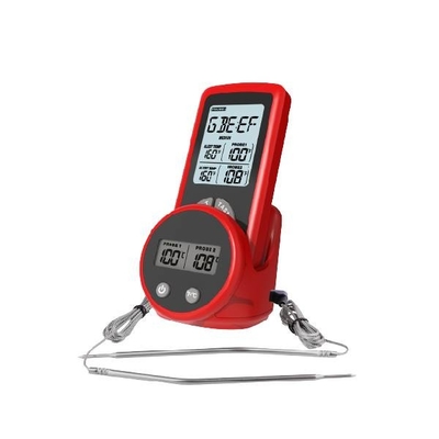 comprar termômetro sem fio do assado 433mhz com ponta de prova dupla da carne do instrumento da temperatura online manufacture