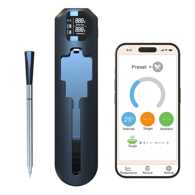 Good price 820FT Long Range Smart Wireless Instant Reading Cozinha Grill Termômetro App de cozinha doméstica Termômetro de carne remoto on-line